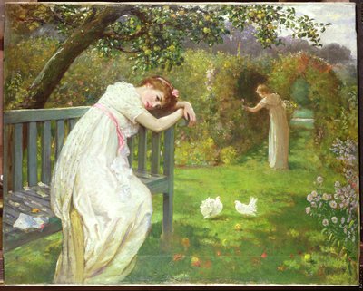 Sunday Afternoon, Ladies in a Garden, c.1890 by English School
